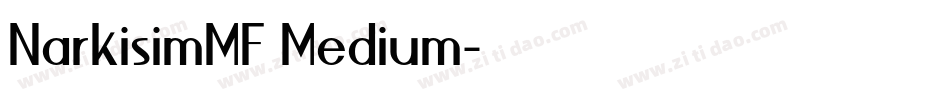NarkisimMF Medium字体转换